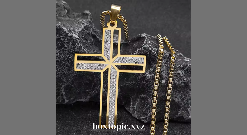 boys cross necklaces