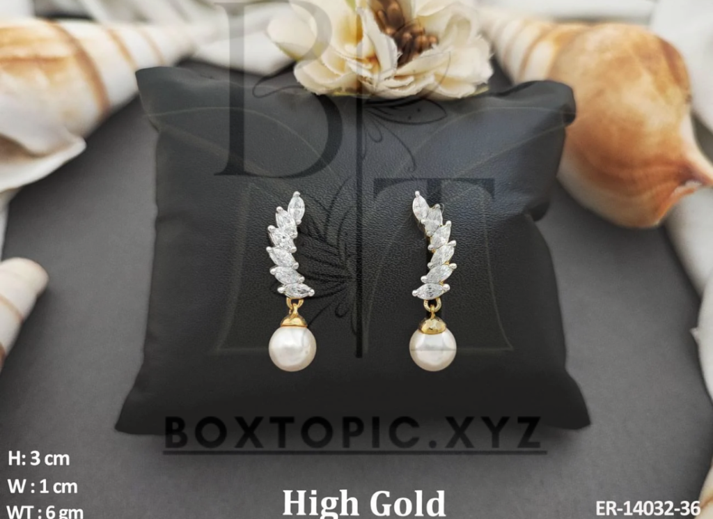 Premium Girls Pearl Earrings Collection